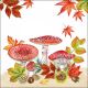 Ambiente Fly Agaric Group Servetten - 33 cm x 33 cm