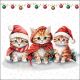 Ambiente Funny Cute Kittens Servetten - 25 cm x 25 cm