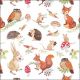 Ambiente Woodland Animals Servetten - 33 cm x 33 cm