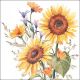 Ambiente Sunflowers Servetten - 25 cm x 25 cm
