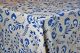 Marbella Tafelkleed - Blauwe Bloemen - 80% Katoen - 20% Polyester - 180 cm x 140 cm