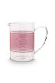 Pip Studio Chique Pink Waterkan - Glas - 1,6 tlr