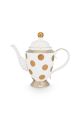 Pip Studio Dot Delight White-Gold Theepot - Porselein - 1,25 ltr.