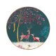 Sara Miller London Woodland Tales Deer & Robin Ontbijtbord - Fine China - Ø 20 cm