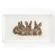 Wrendale Designs Daisy Chain Rabbit Schaaltje - Fine Bone China - 20 cm x 11 cm