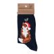 Wrendale Designs Festive Fox Damessokken