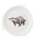 Wrendale Designs Woodland Animal Ontbijtbord - Das - Porselein - Ø 21 cm