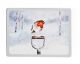 Wrendale Designs Winter Sky Placemat - Roodborstje - 30,5 cm x 23 cm