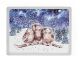 Wrendale Designs Winter Sky Placemat - Uiltjes - 30,5 cm x 23 cm