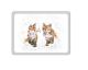 Wrendale Designs Xmas Placemat - Vosjes - 30,5 cm x 23 cm